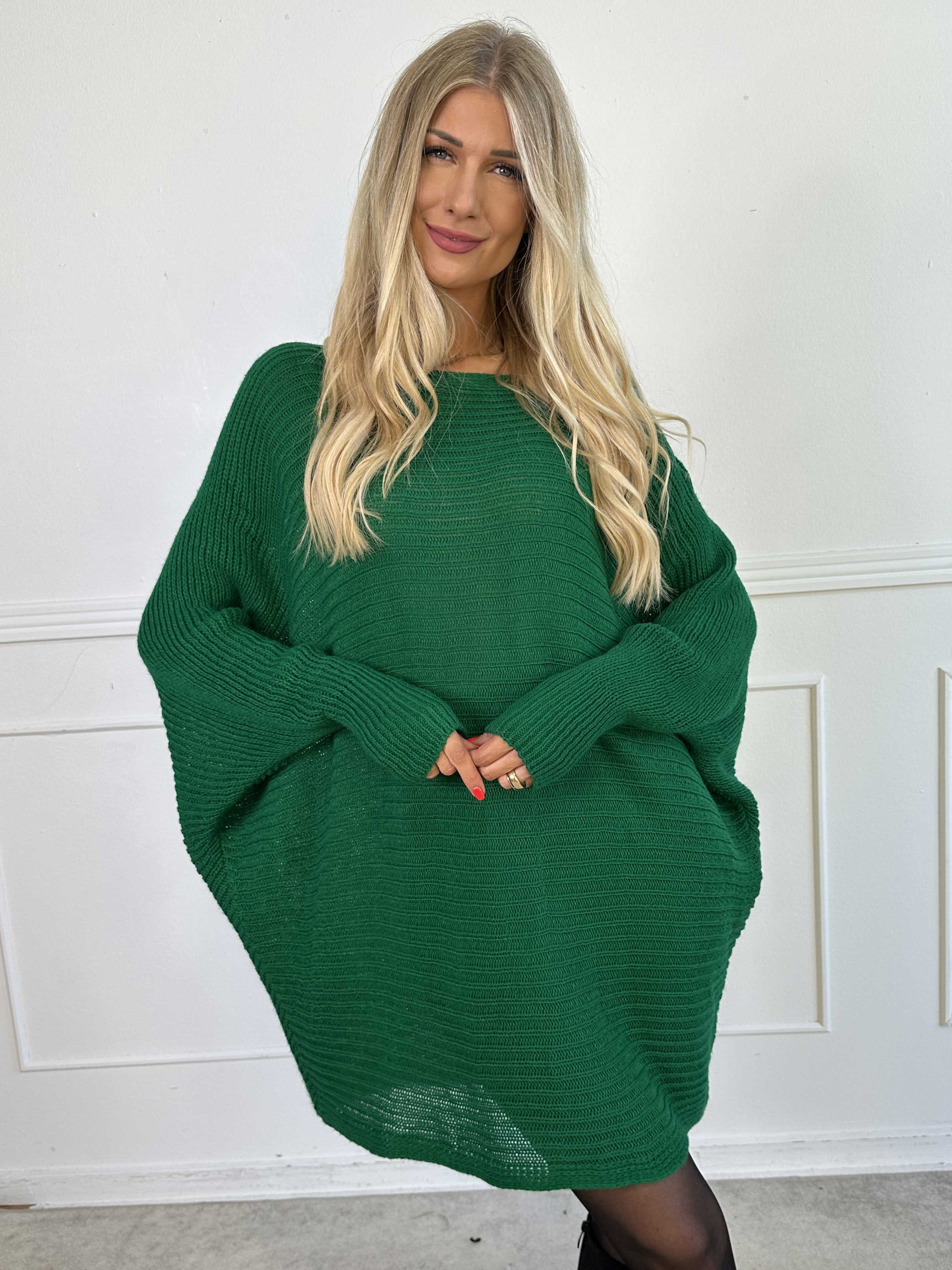 Gabbi - Oversized strik med flagermusærmer